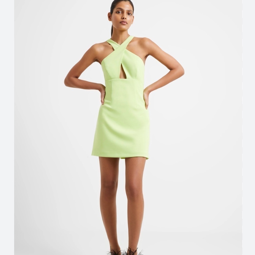 NWT sharp green mini dress